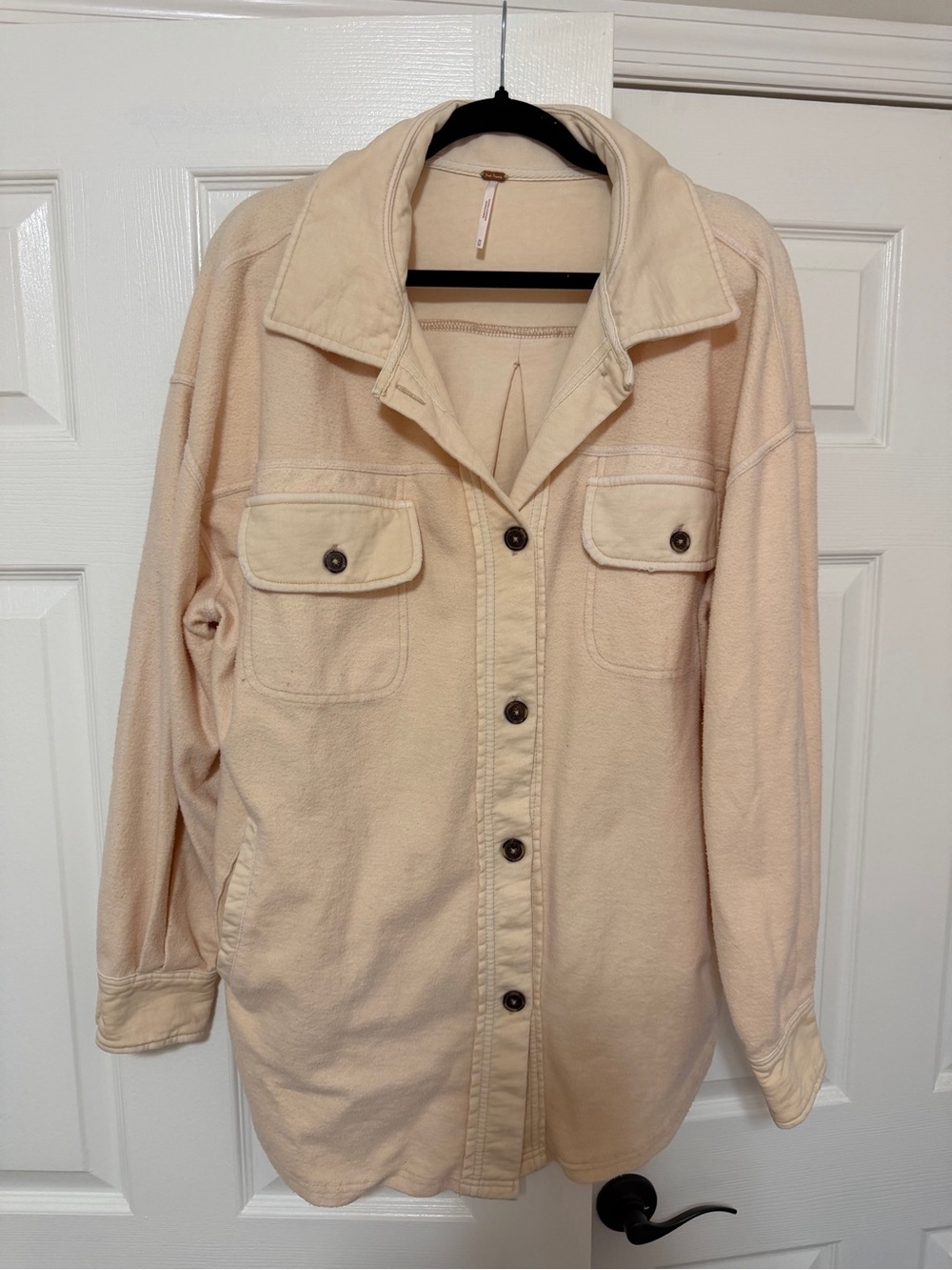 Free People Ruby Jacket in Blush Tan - Size Medium